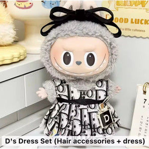 Labubu D dress with bow (doll not included)